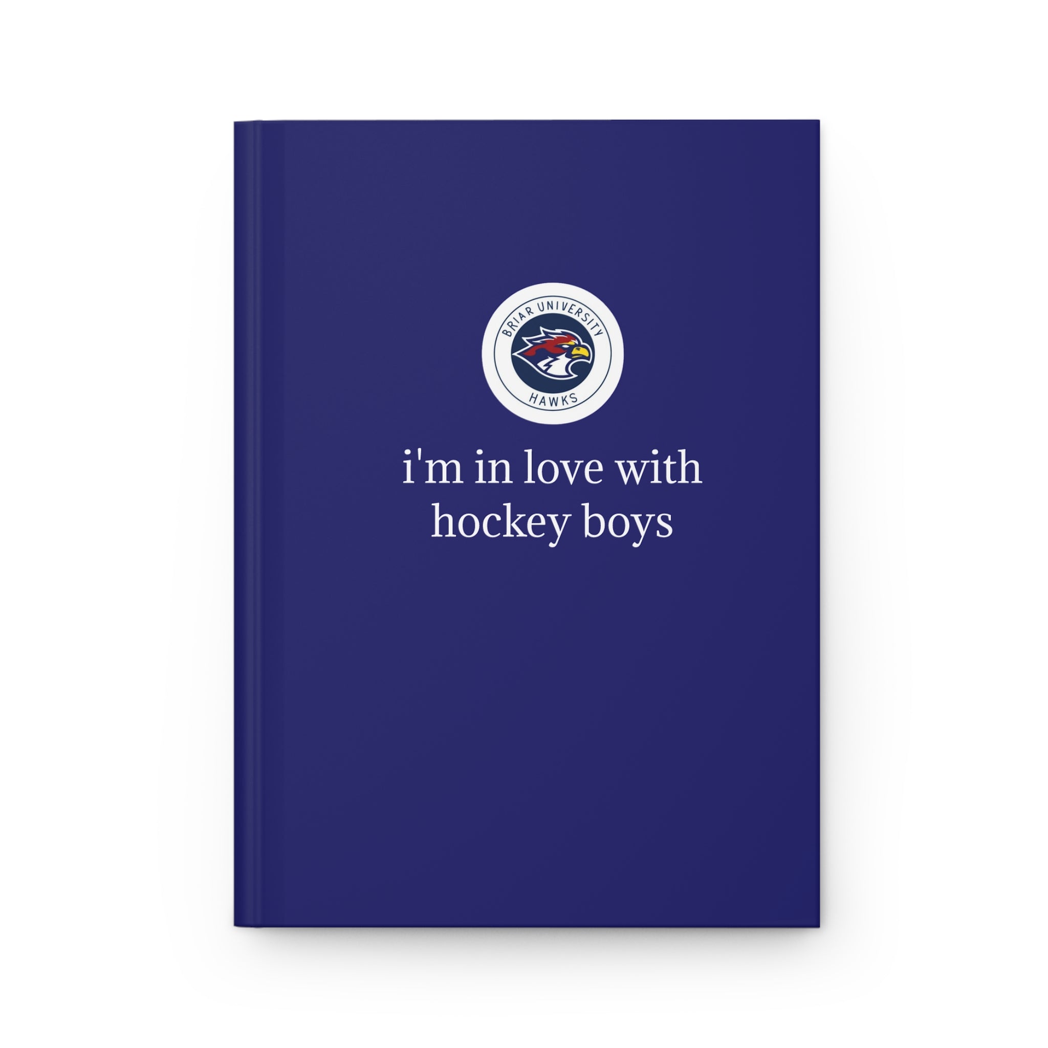 BRIAR U "Off Campus" Hockey Boys Hardcover Journal