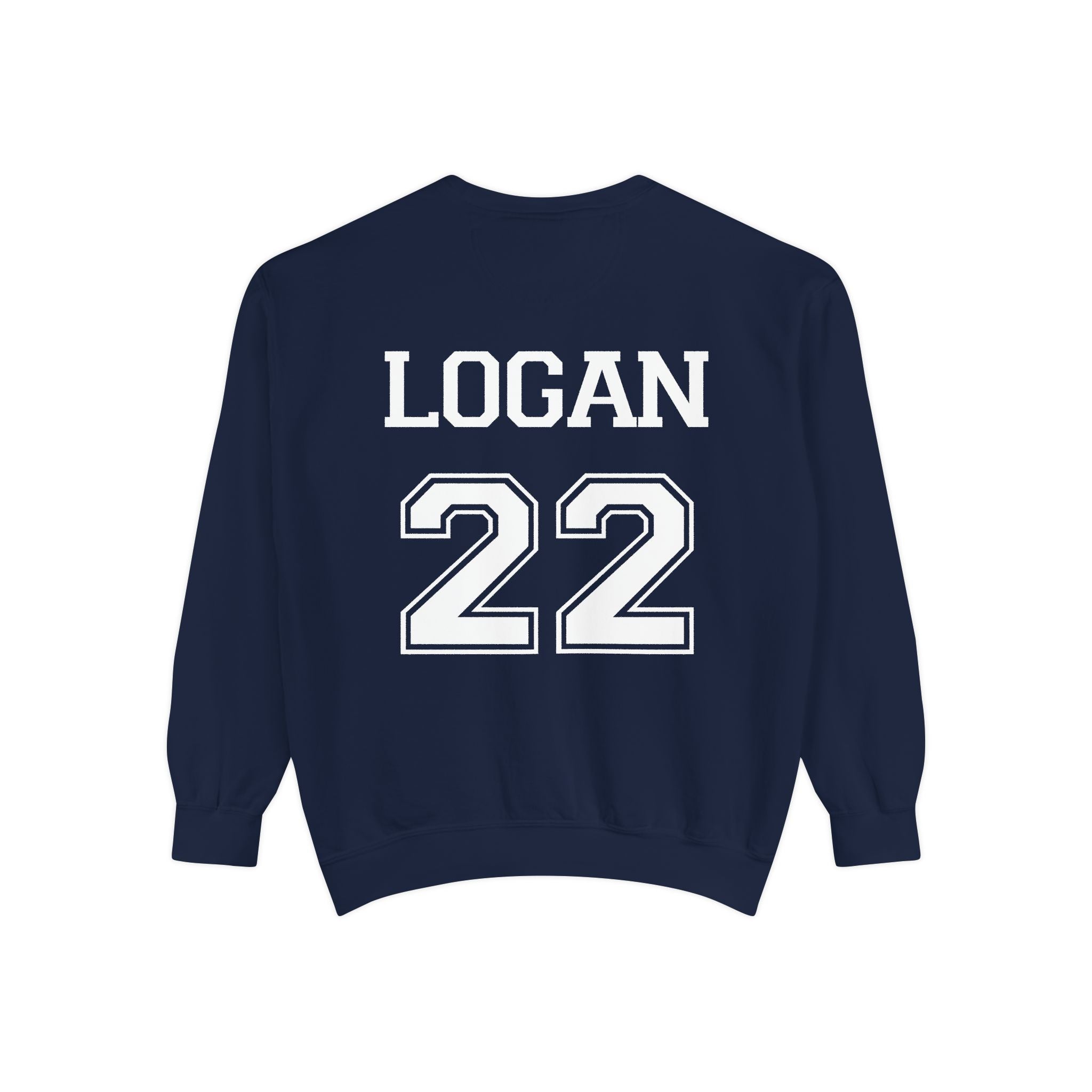 "Off Campus" John Logan Hockey Number Sweatshirt