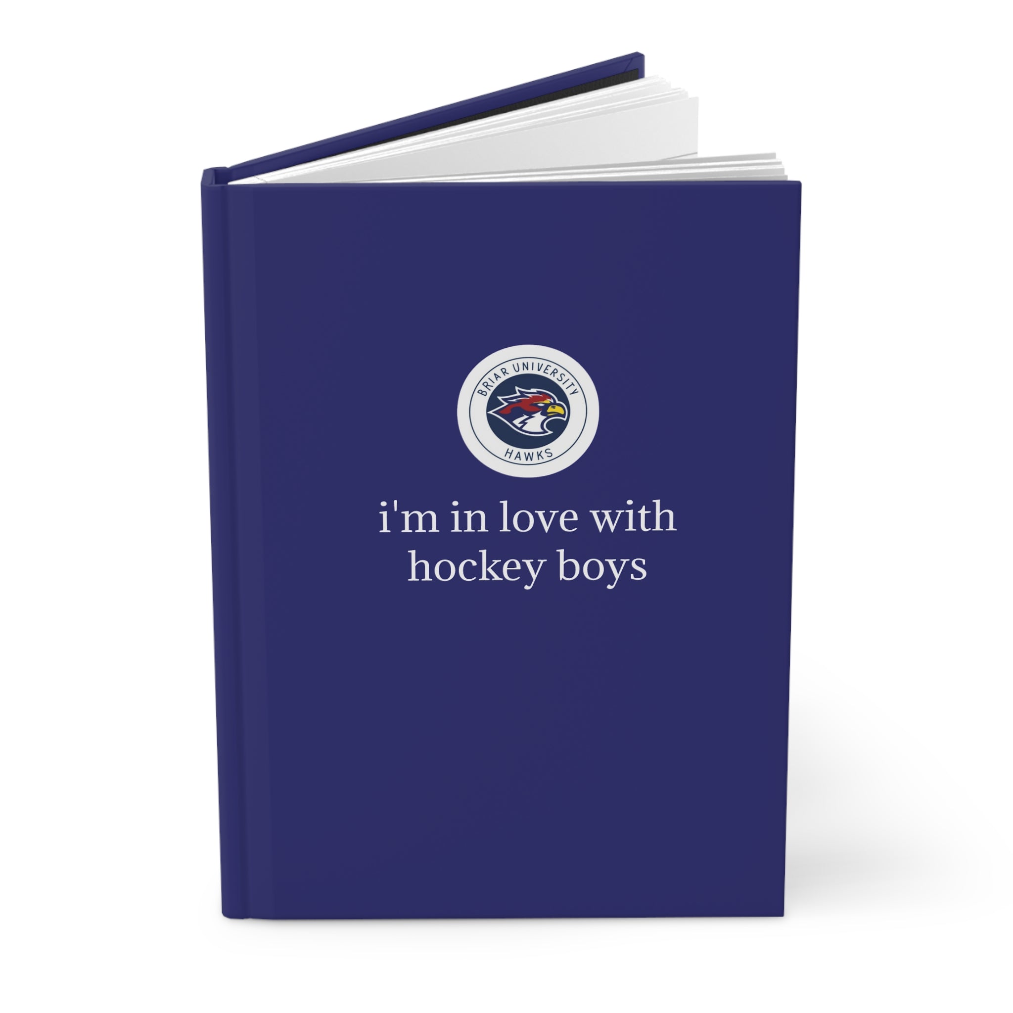 BRIAR U "Off Campus" Hockey Boys Hardcover Journal